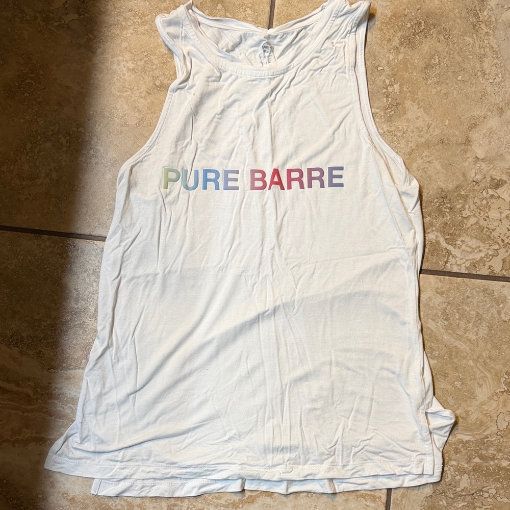Noli White Tank Top with Multicolor Print